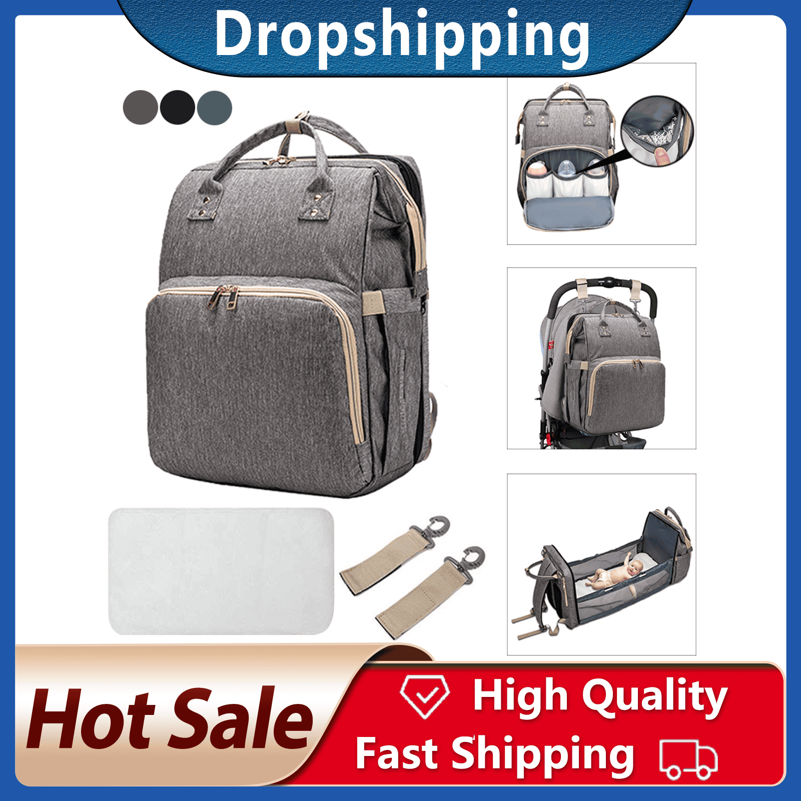 Blue Moms And Dads Baby Backpack Moms And Dads Baby Backpack - Bags MyDigitalDen